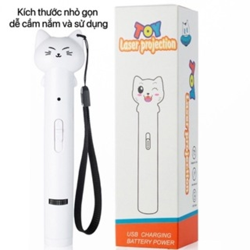 Bút đồ chơi Laser trêu mèo sạc Usb