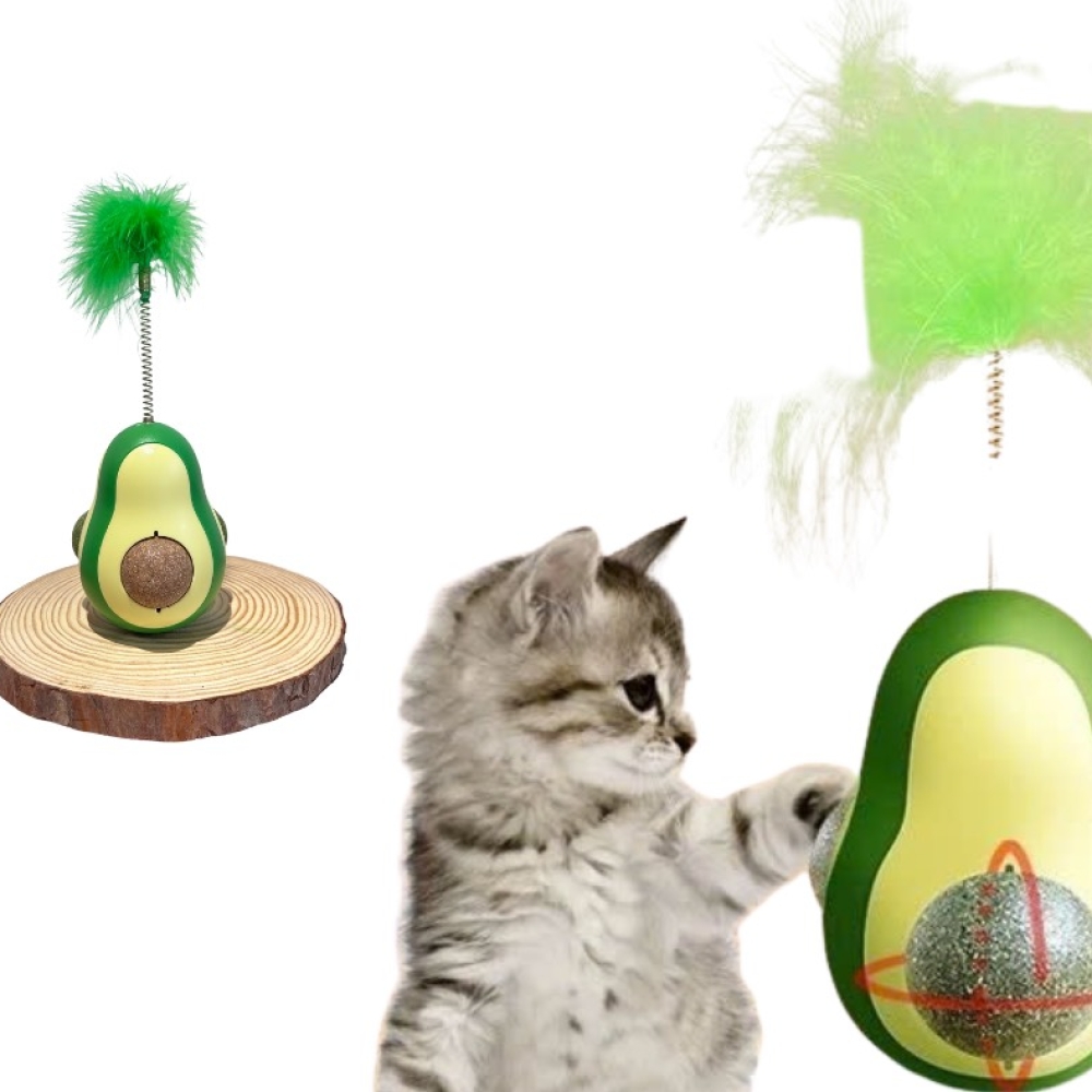 Đồ chơi Catnip hình trái bơ  giúp mèo xả stress